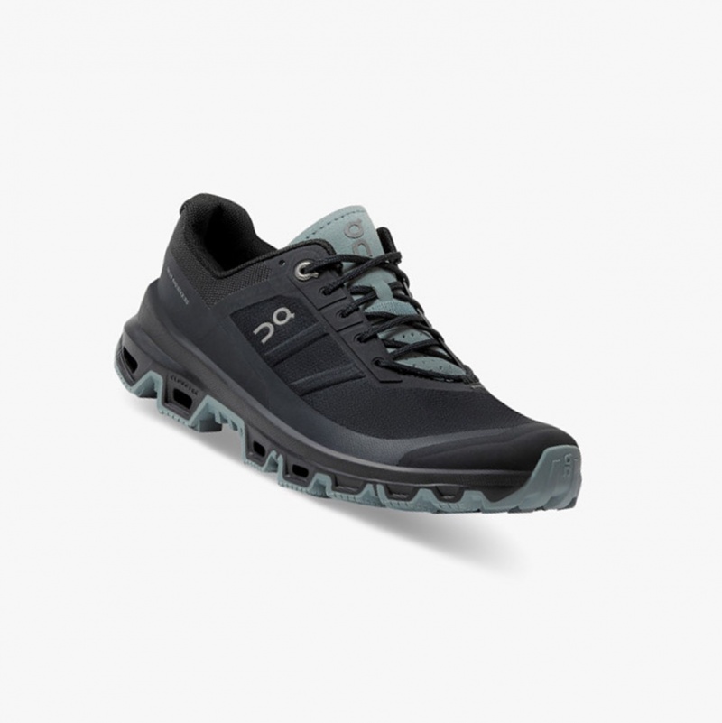 On Cloudventure Trail Running Shoes Black/Cobble | DNK-049318