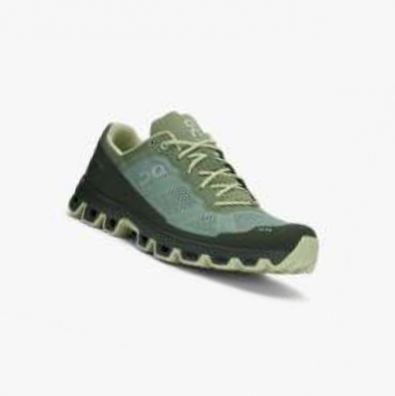 On Cloudventure Trail Running Shoes Green | DQN-640579