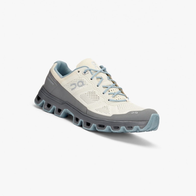 On Cloudventure Trail Running Shoes White | BDR-396801