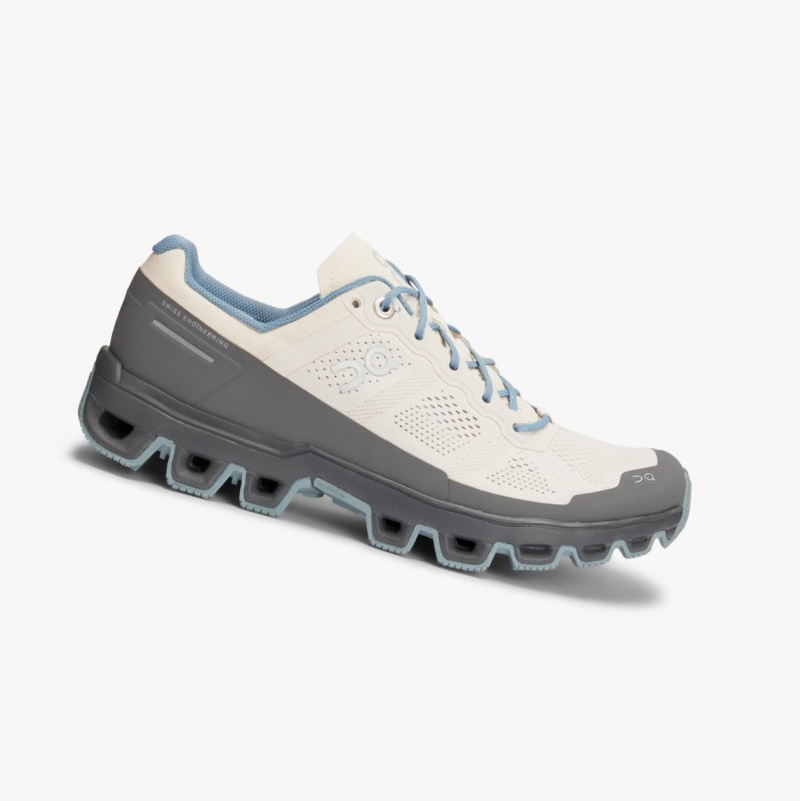 On Cloudventure Trail Running Shoes White | BDR-396801