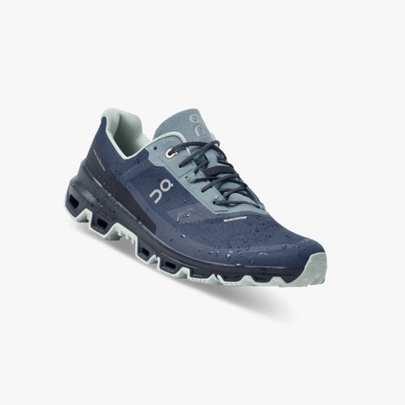 On Cloudventure Waterproof Trail Running Shoes Denim/Midnight | JNC-974036