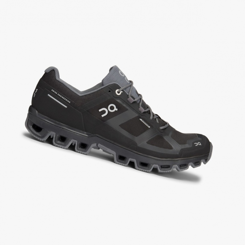 On Cloudventure Waterproof Trail Running Shoes Black | HEZ-308614