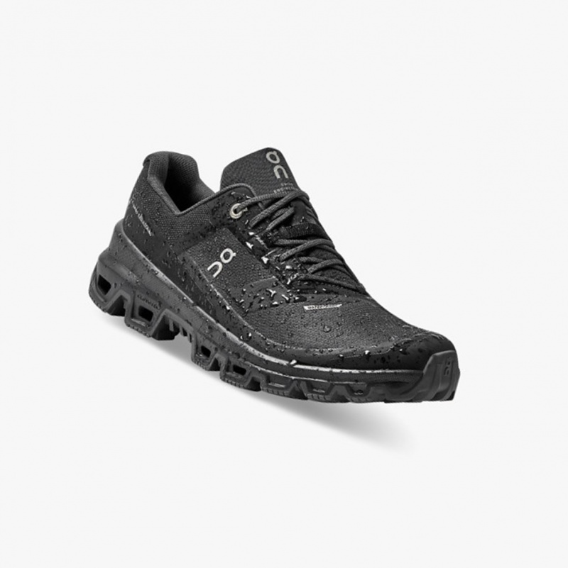 On Cloudventure Waterproof Trail Running Shoes Black | DQV-120956