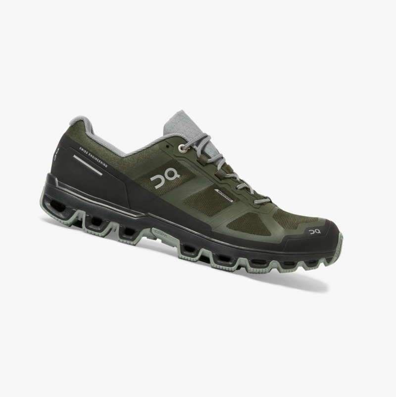 On Cloudventure Waterproof Trail Running Shoes Green | VAF-807631