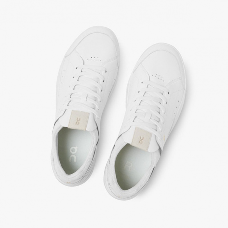 On THE ROGER Centre Court Sneakers White/Gum | TMW-251604