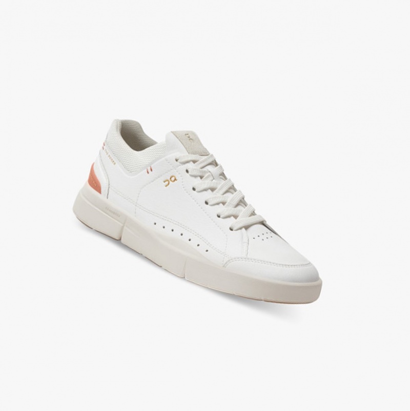 On THE ROGER Centre Court Sneakers White/Sienna | GAT-862049