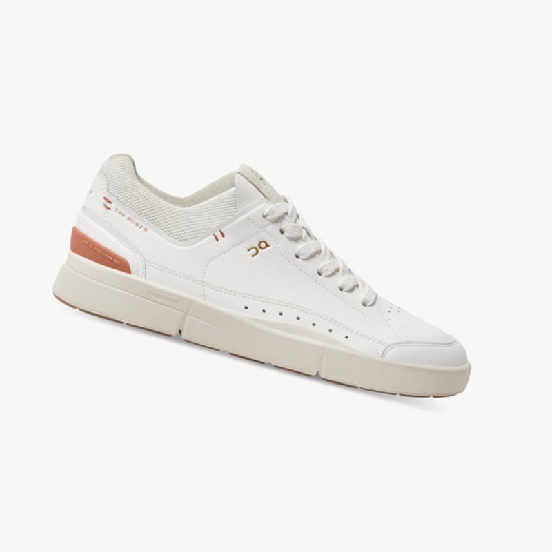 On THE ROGER Centre Court Sneakers White/Sienna | GAT-862049