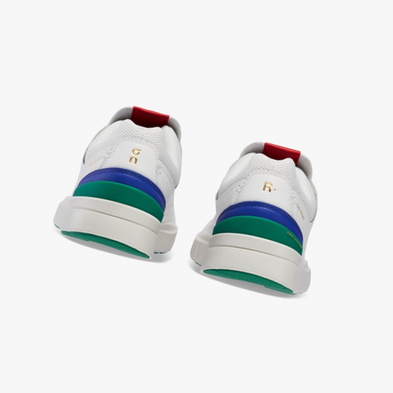 On THE ROGER Centre Court Sneakers White/Emerald | ISM-716528