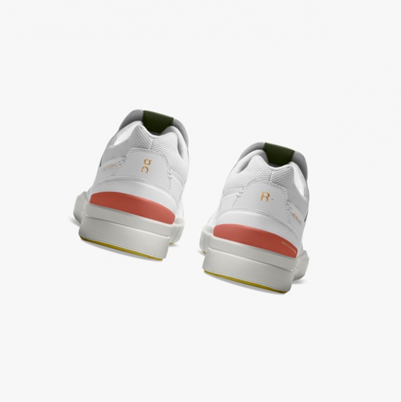 On THE ROGER Centre Court Sneakers White/Coral | LKH-943617