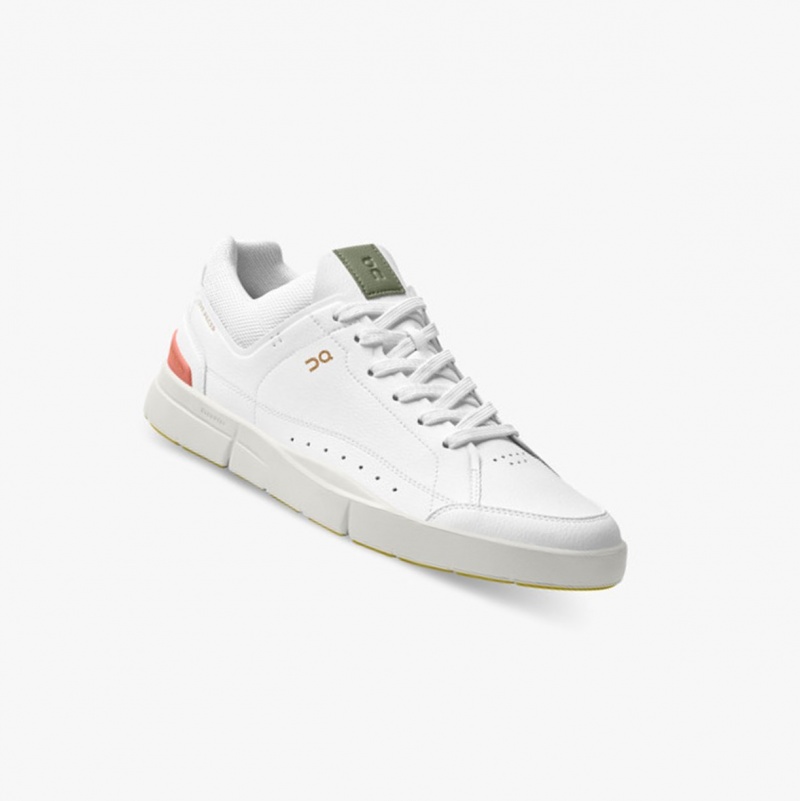 On THE ROGER Centre Court Sneakers White/Coral | LKH-943617