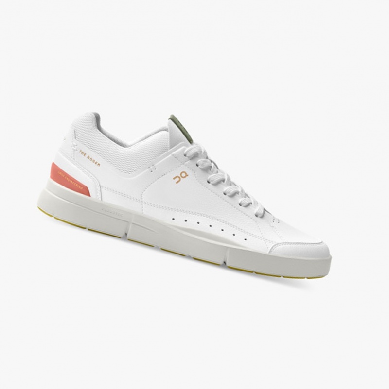 On THE ROGER Centre Court Sneakers White/Coral | LKH-943617