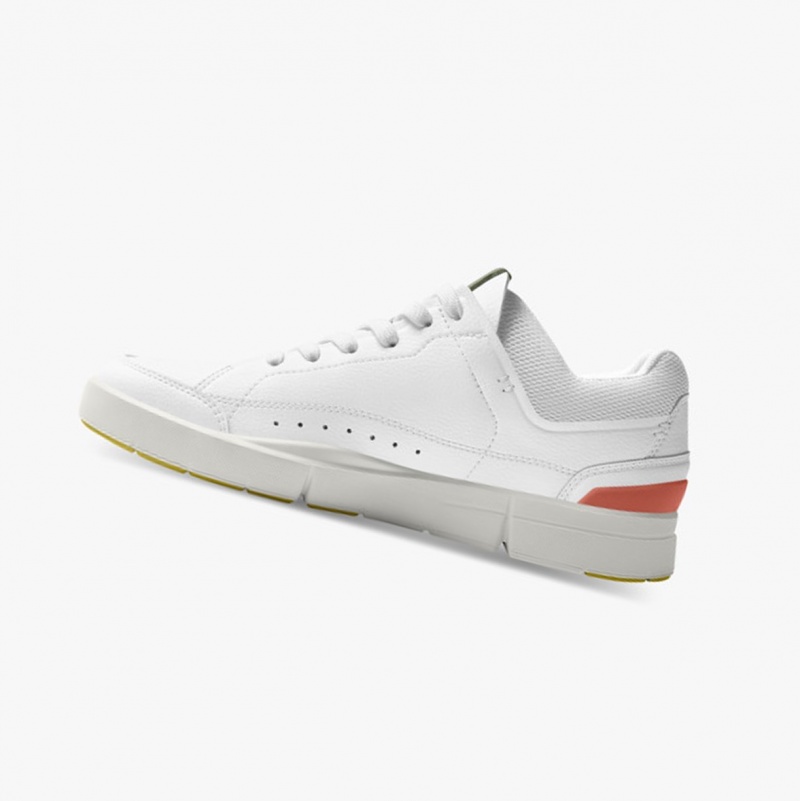 On THE ROGER Centre Court Sneakers White/Coral | NJT-597061