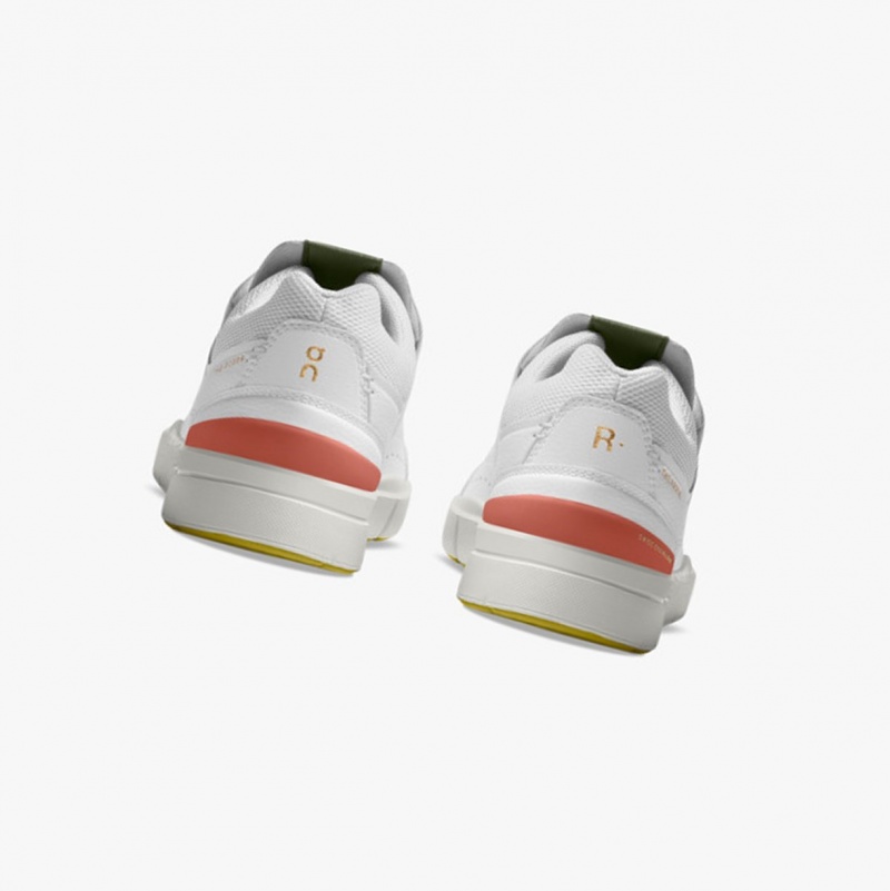 On THE ROGER Centre Court Sneakers White/Coral | NJT-597061