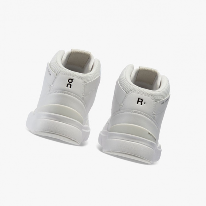 On THE ROGER Clubhouse Mid Running Shoes White | ITH-417395