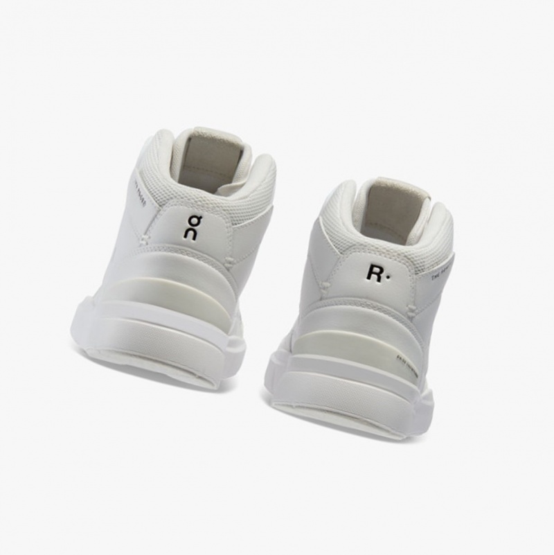 On THE ROGER Clubhouse Mid Running Shoes White | EAD-089135