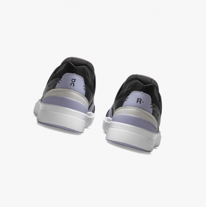 On THE ROGER Clubhouse Sneakers Black/Lavender | ETS-302674