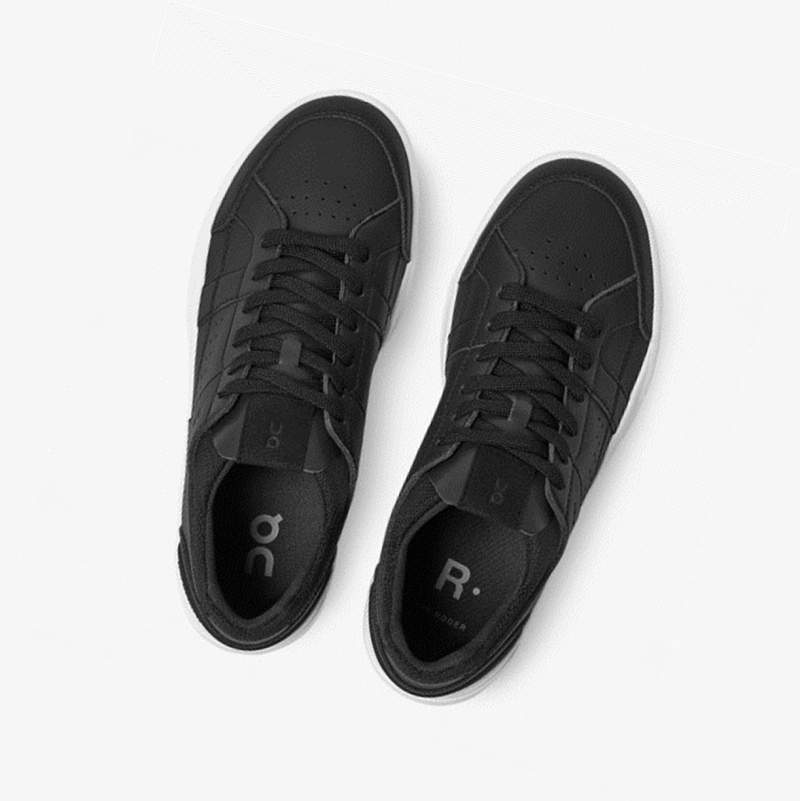 On THE ROGER Clubhouse Sneakers Black/White | NXU-069357