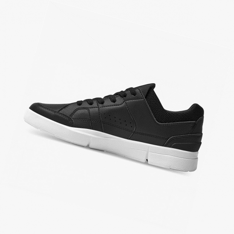 On THE ROGER Clubhouse Sneakers Black/White | NXU-069357