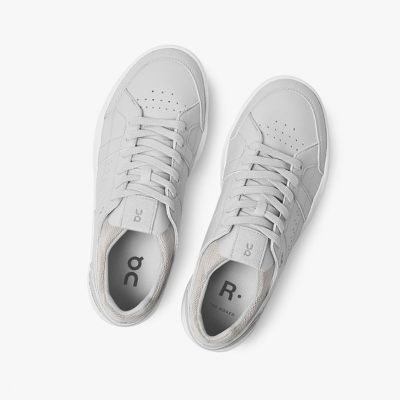 On THE ROGER Clubhouse Sneakers Glacier/White | SGE-157026