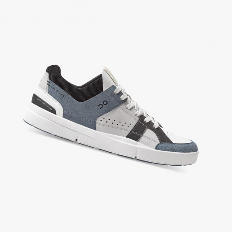 On THE ROGER Clubhouse Sneakers Metal/Black | QNT-561290