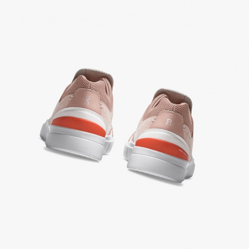 On THE ROGER Clubhouse Sneakers Rose/White | HIF-372958