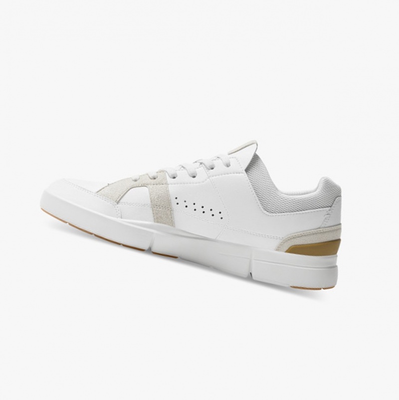 On THE ROGER Clubhouse Sneakers White/Bronze | QUW-643791