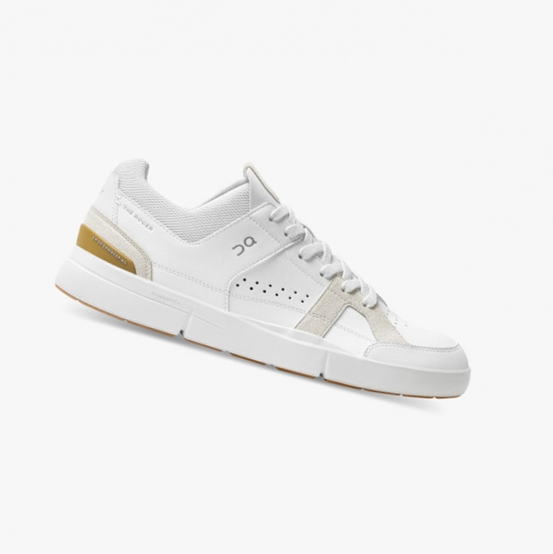 On THE ROGER Clubhouse Sneakers White/Bronze | QUW-643791