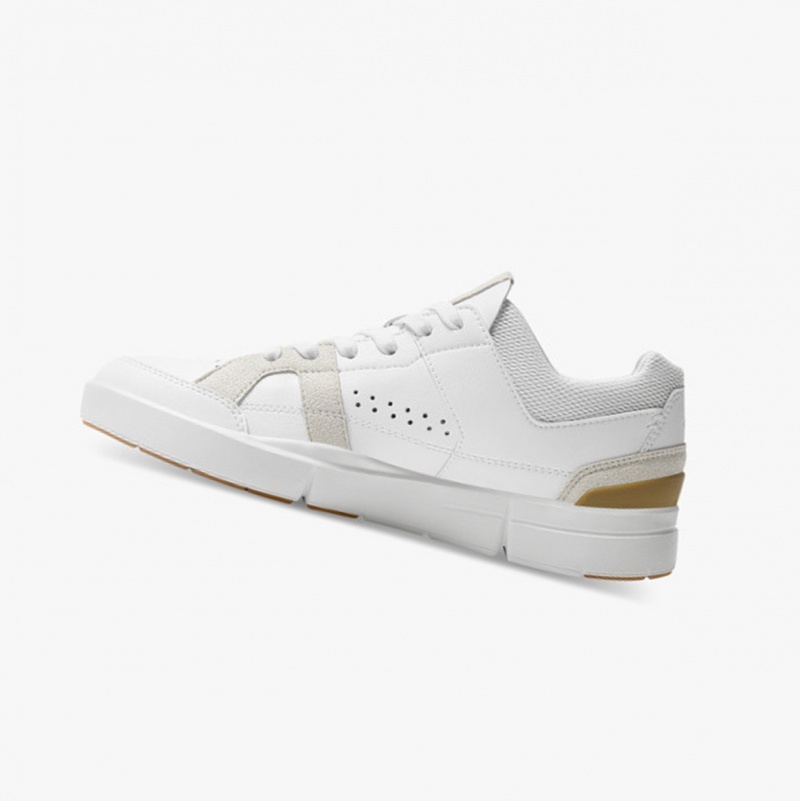 On THE ROGER Clubhouse Sneakers White/Bronze | QUZ-943785