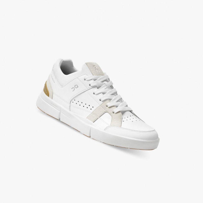 On THE ROGER Clubhouse Sneakers White/Bronze | QUZ-943785