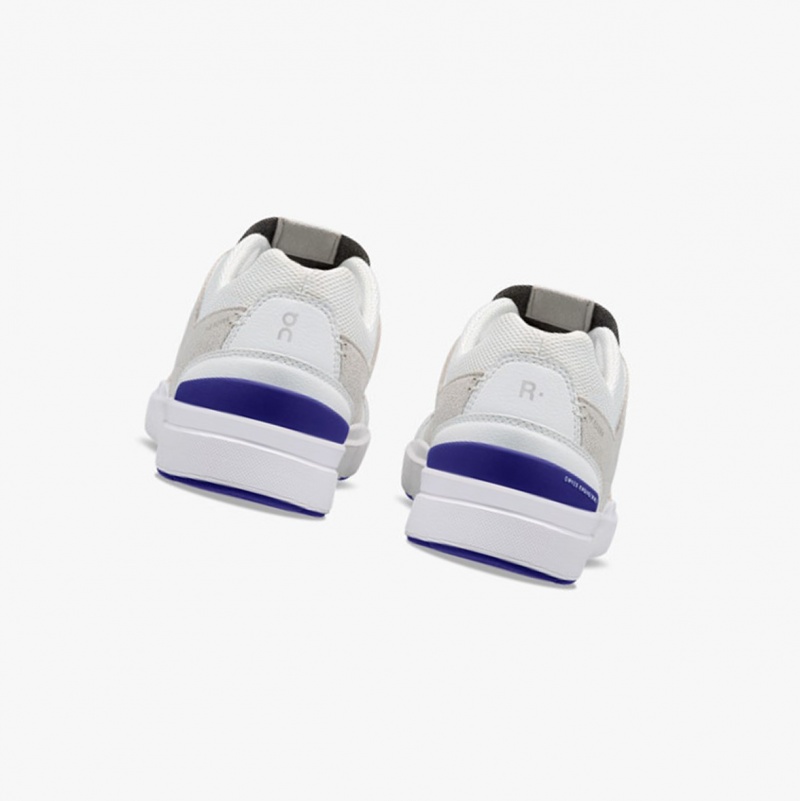 On THE ROGER Clubhouse Sneakers White/Indigo | TCK-516287