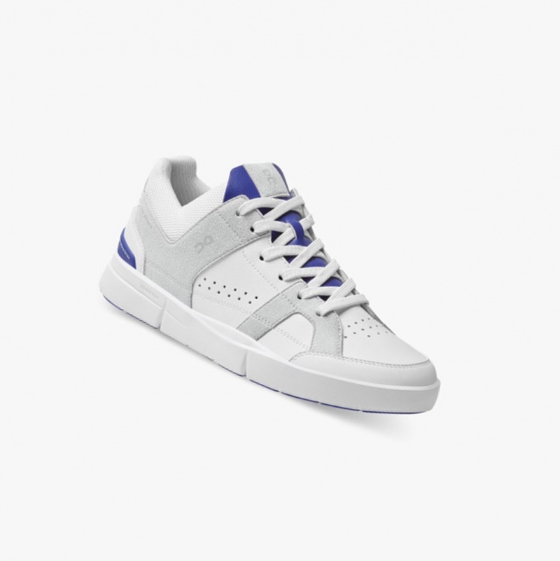 On THE ROGER Clubhouse Sneakers White/Indigo | PCW-248170