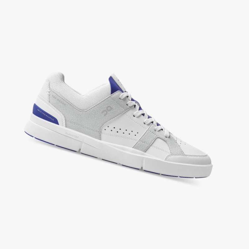 On THE ROGER Clubhouse Sneakers White/Indigo | PCW-248170