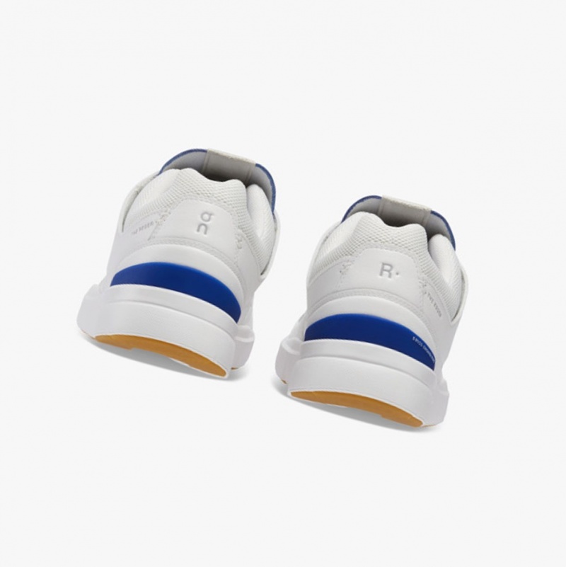 On THE ROGER Clubhouse Sneakers White/Indigo | VFH-652741