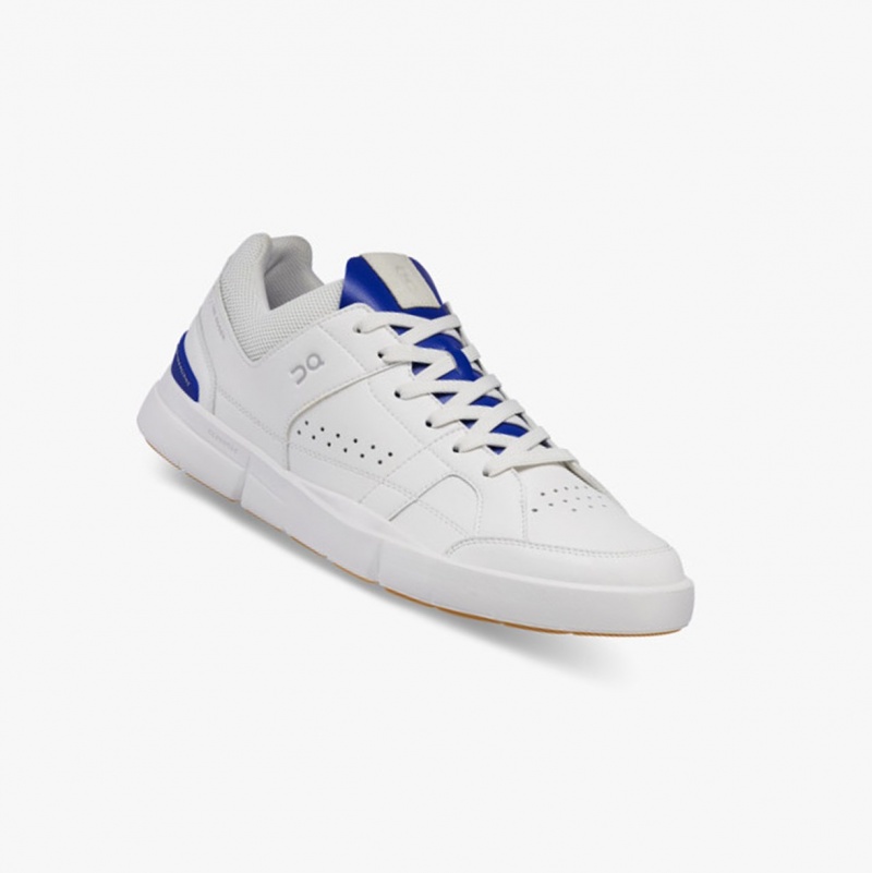 On THE ROGER Clubhouse Sneakers White/Indigo | VFH-652741