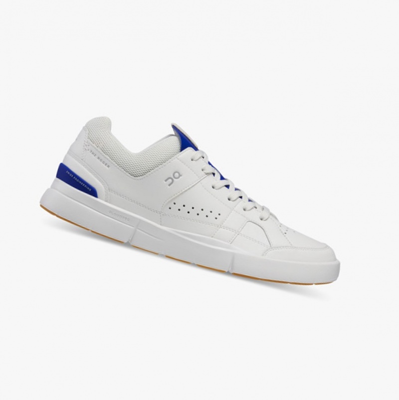 On THE ROGER Clubhouse Sneakers White/Indigo | VFH-652741