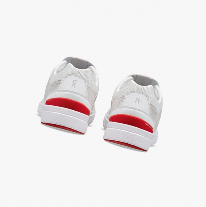 On THE ROGER Clubhouse Sneakers White/Red | ELZ-926175