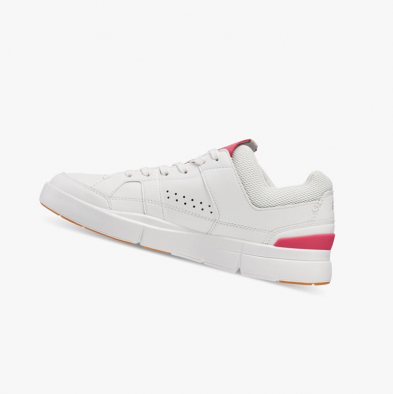 On THE ROGER Clubhouse Sneakers White/Rosewood | GJQ-462539