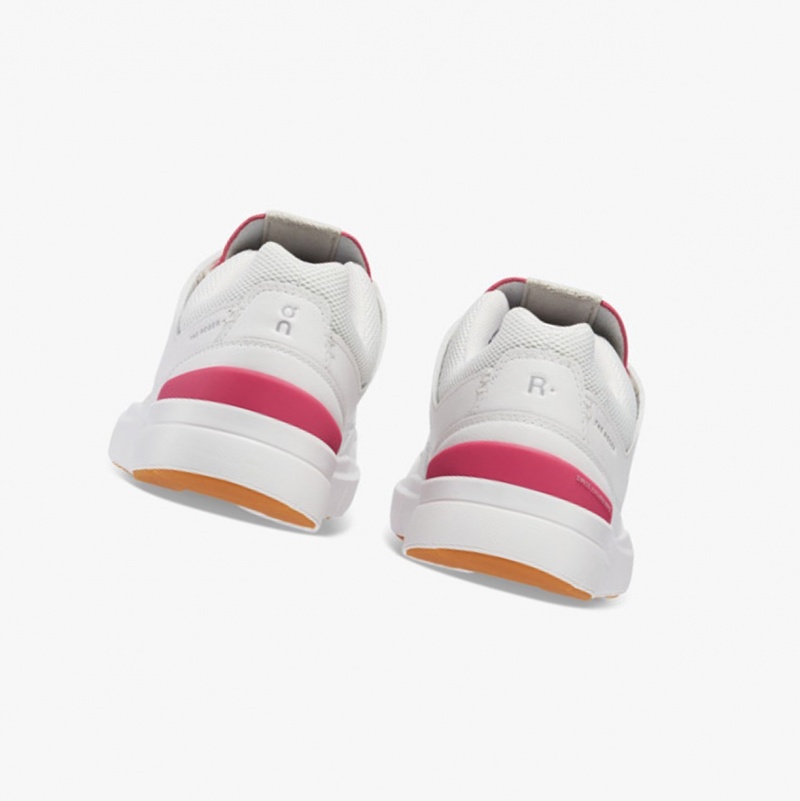 On THE ROGER Clubhouse Sneakers White/Rosewood | GJQ-462539