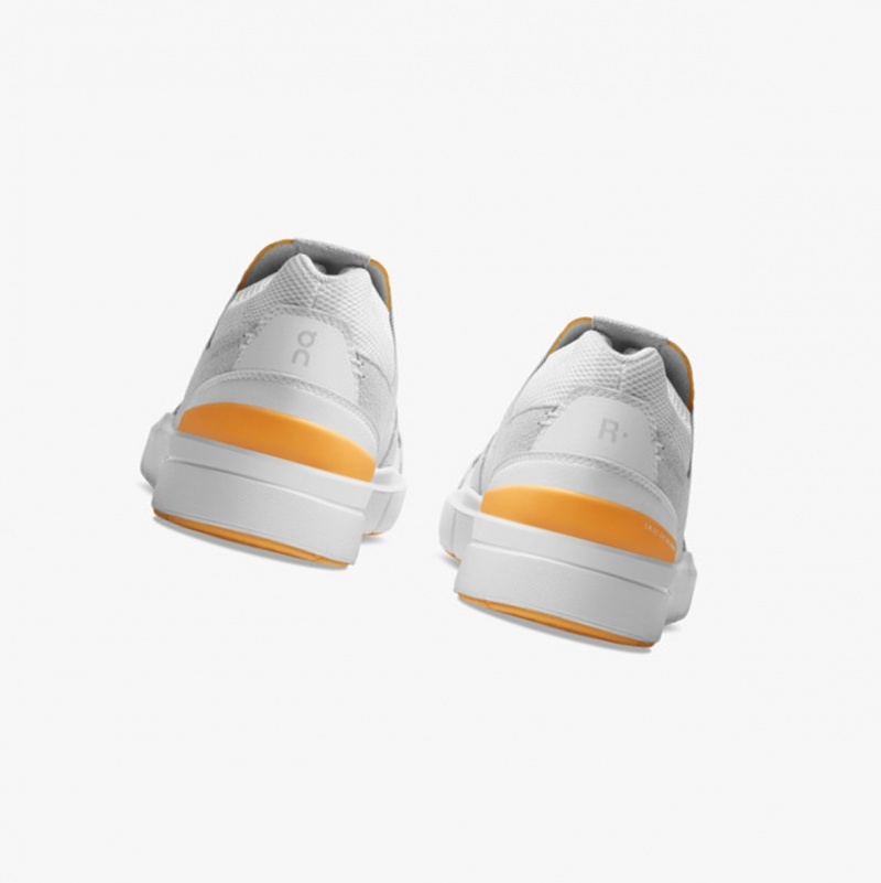 On THE ROGER Clubhouse Sneakers White/Saffron | VBO-946837