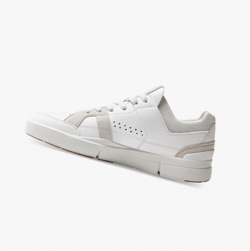 On THE ROGER Clubhouse Sneakers White/Sand | SPK-973062