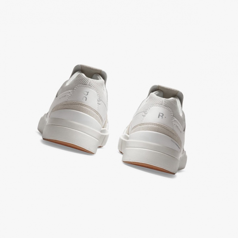 On THE ROGER Clubhouse Sneakers White/Sand | SPK-973062