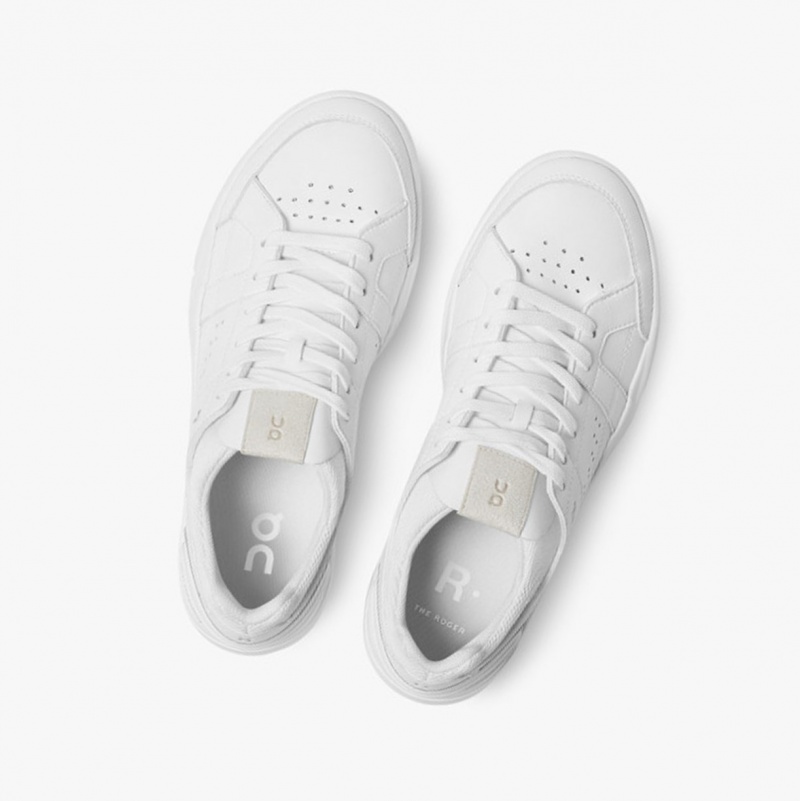 On THE ROGER Clubhouse Sneakers White | KJF-187294